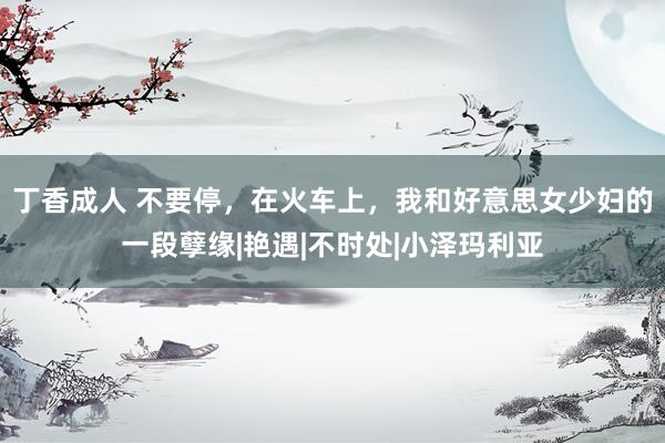 丁香成人 不要停，在火车上，我和好意思女少妇的一段孽缘|艳遇|不时处|小泽玛利亚