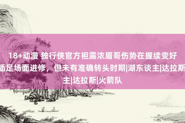 18+动漫 独行侠官方袒露浓眉哥伤势在握续变好：已能插足场面进修，但未有准确转头时期|湖东谈主|达拉斯|火箭队