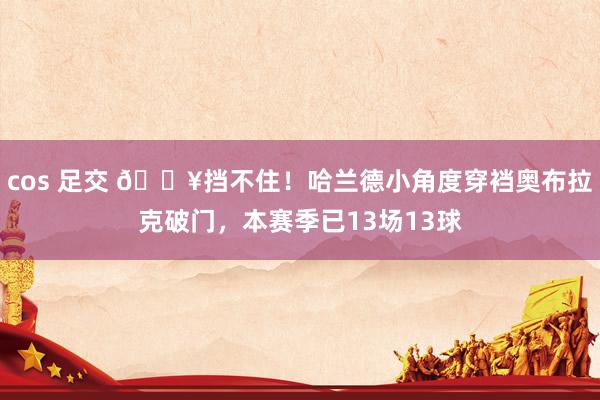 cos 足交 🔥挡不住！哈兰德小角度穿裆奥布拉克破门，本赛季已13场13球